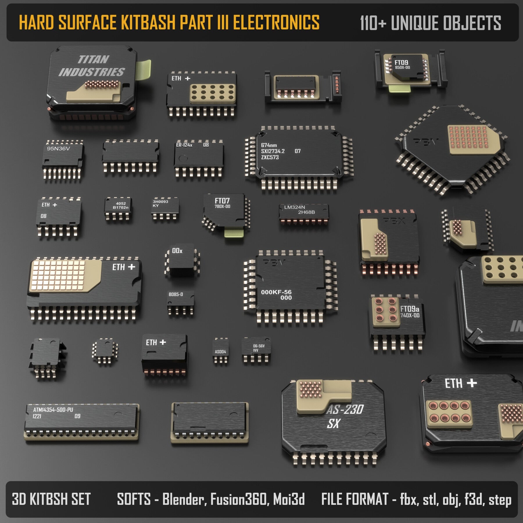 Hard Surface Kitbash Part 3