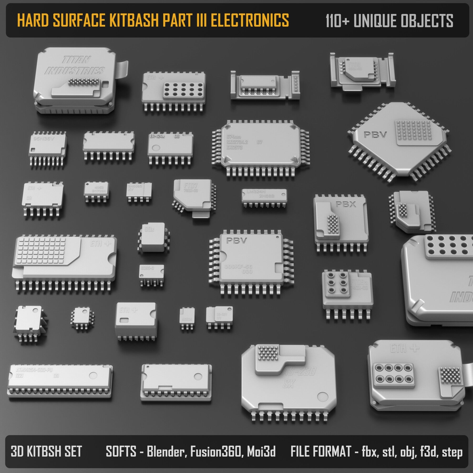 Hard Surface Kitbash Part 3