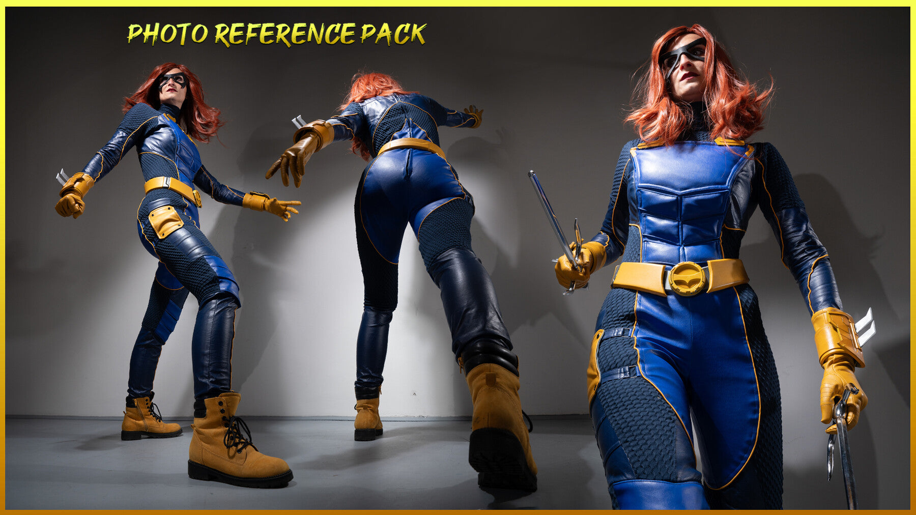 Superhero - Reference Photo pack for artists 112 JPEGs