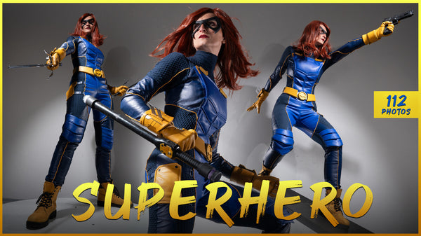 Superhero - Reference Photo pack for artists 112 JPEGs