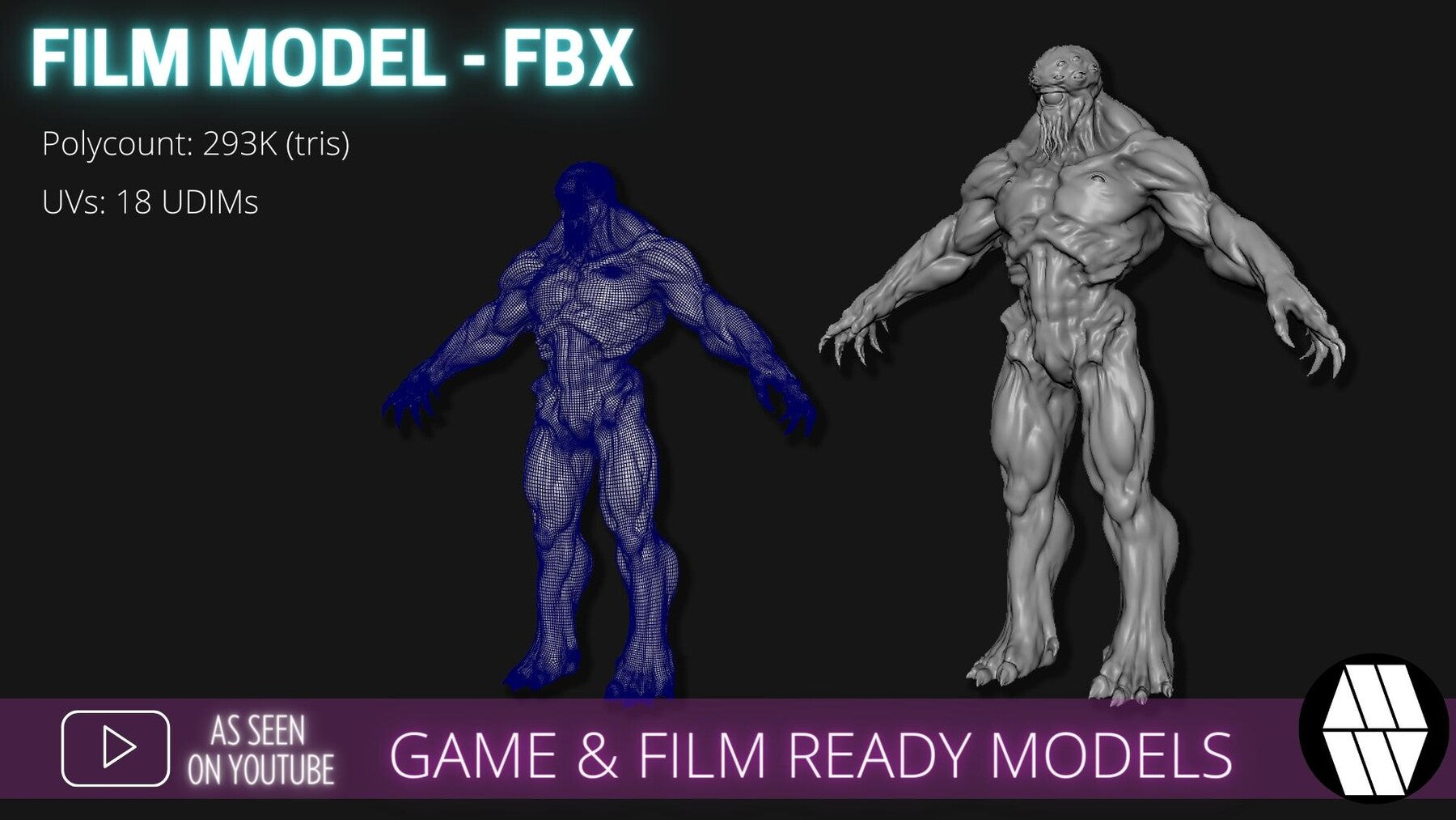 Game & Film Ready: Beholder Low Poly FBX Models