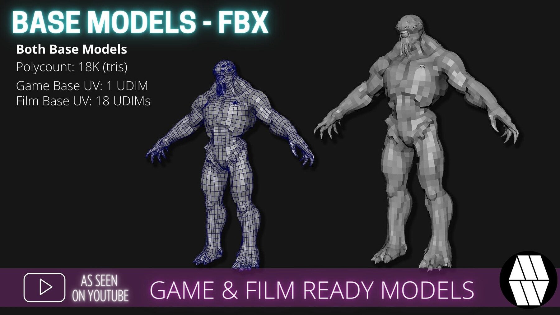 Game & Film Ready: Beholder Low Poly FBX Models