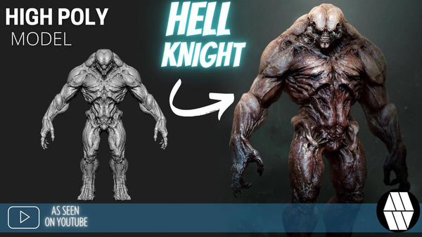 ZBrush Model: Hell Knight High Poly ZTL & FBX