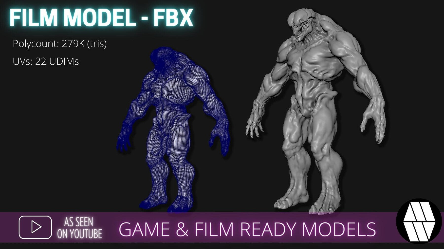 Game & Film Ready: Hell Knight Low Poly FBX Models