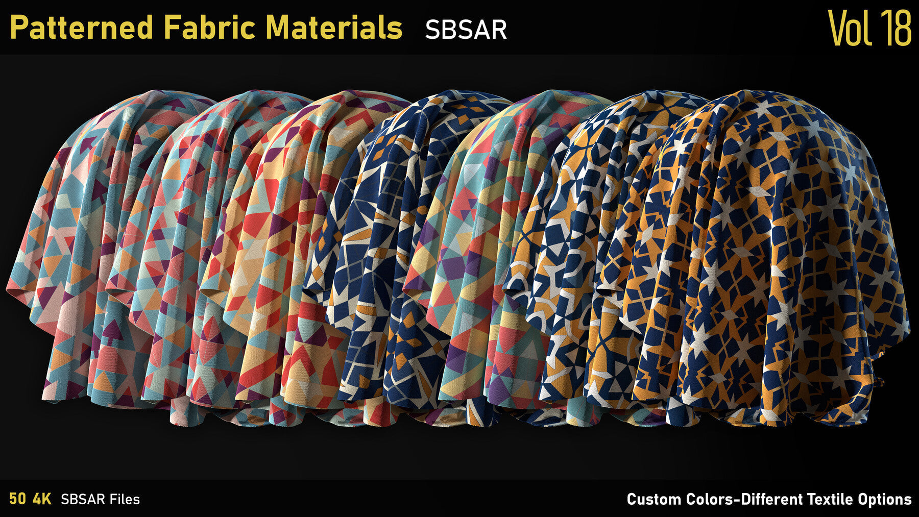 Patterned Fabric Material-Vol18-SBSAR