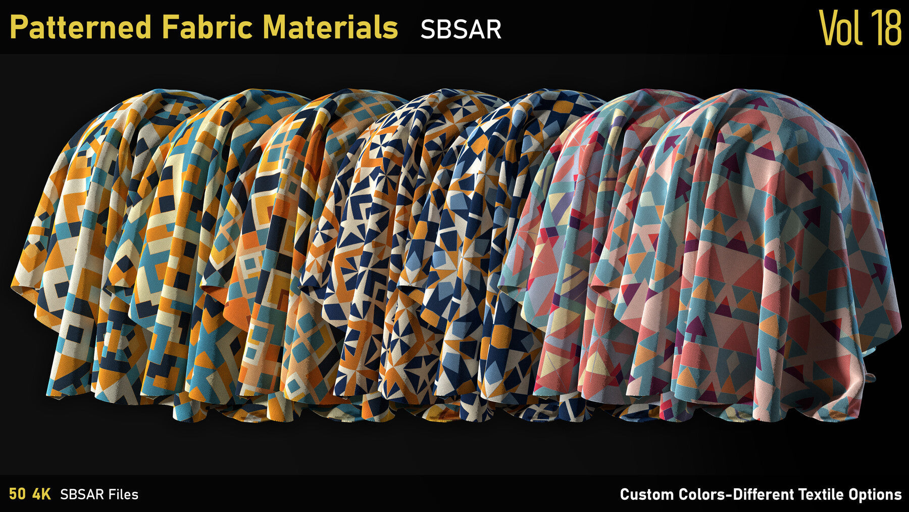 Patterned Fabric Material-Vol18-SBSAR