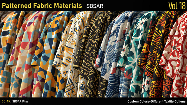 Patterned Fabric Material-Vol18-SBSAR