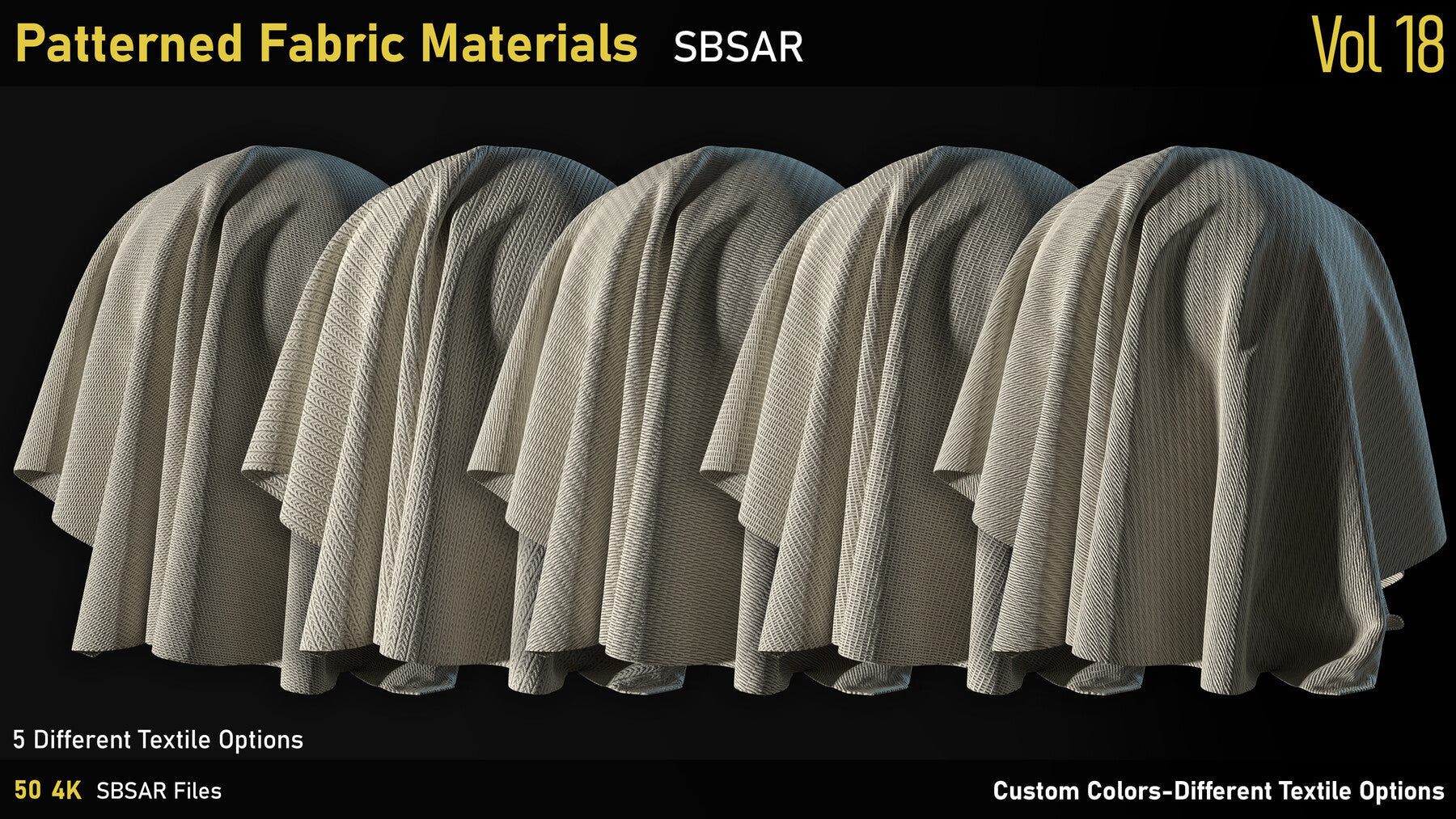 Patterned Fabric Material-Vol18-SBSAR