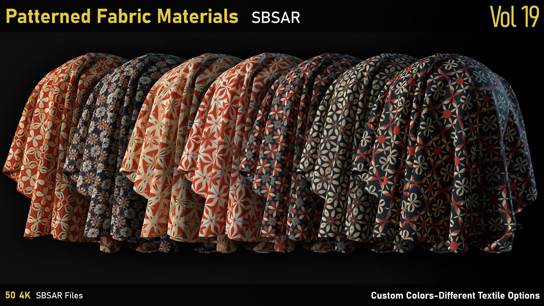 Patterned Fabric Material-Vol19-SBSAR