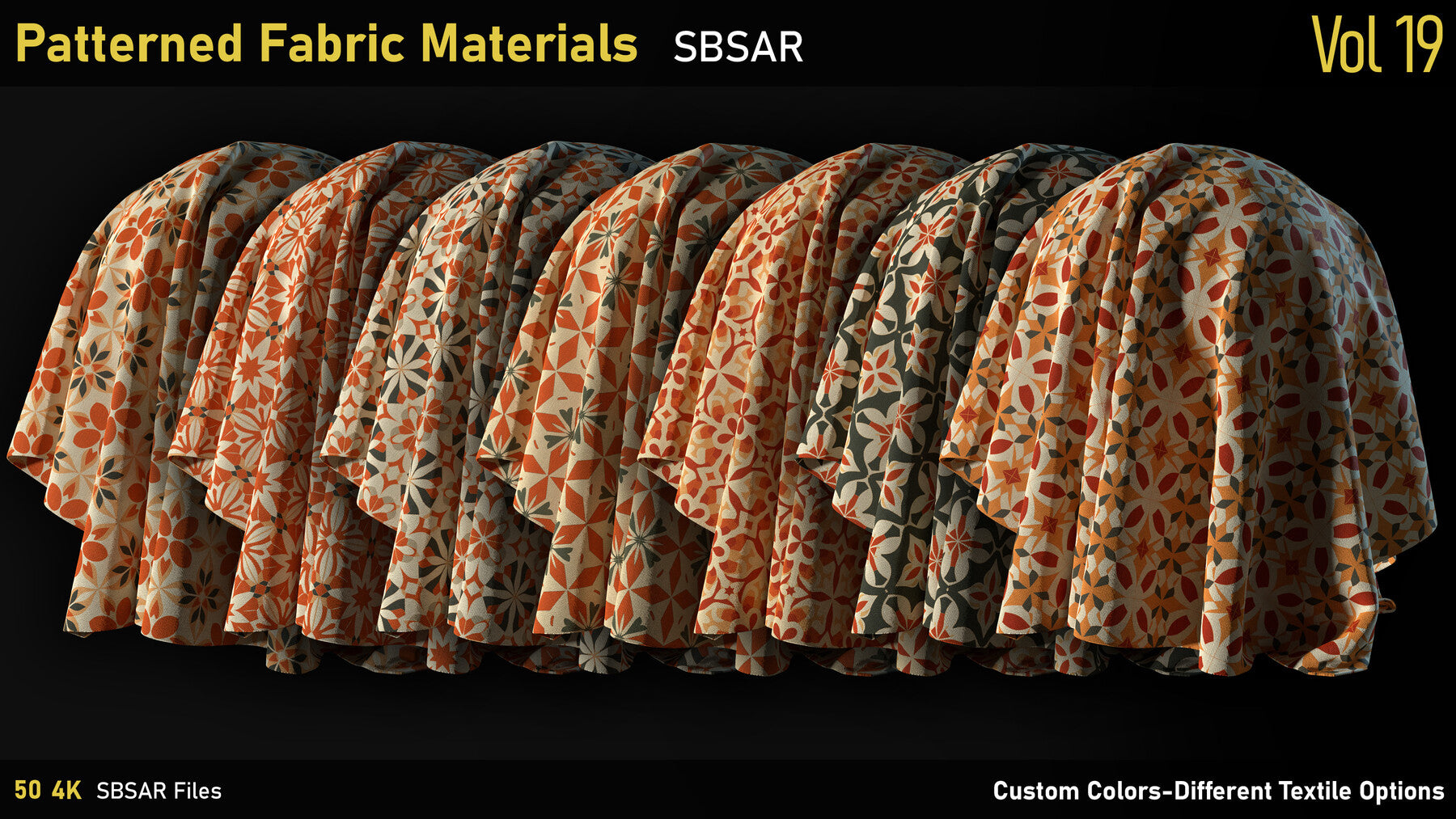 Patterned Fabric Material-Vol19-SBSAR