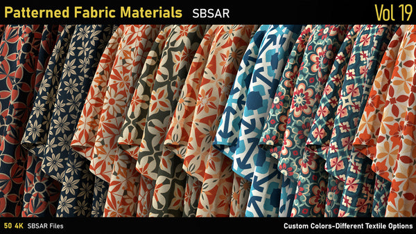 Patterned Fabric Material-Vol19-SBSAR