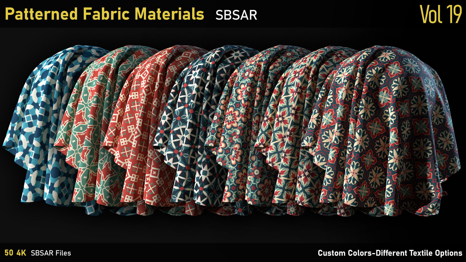 Patterned Fabric Material-Vol19-SBSAR