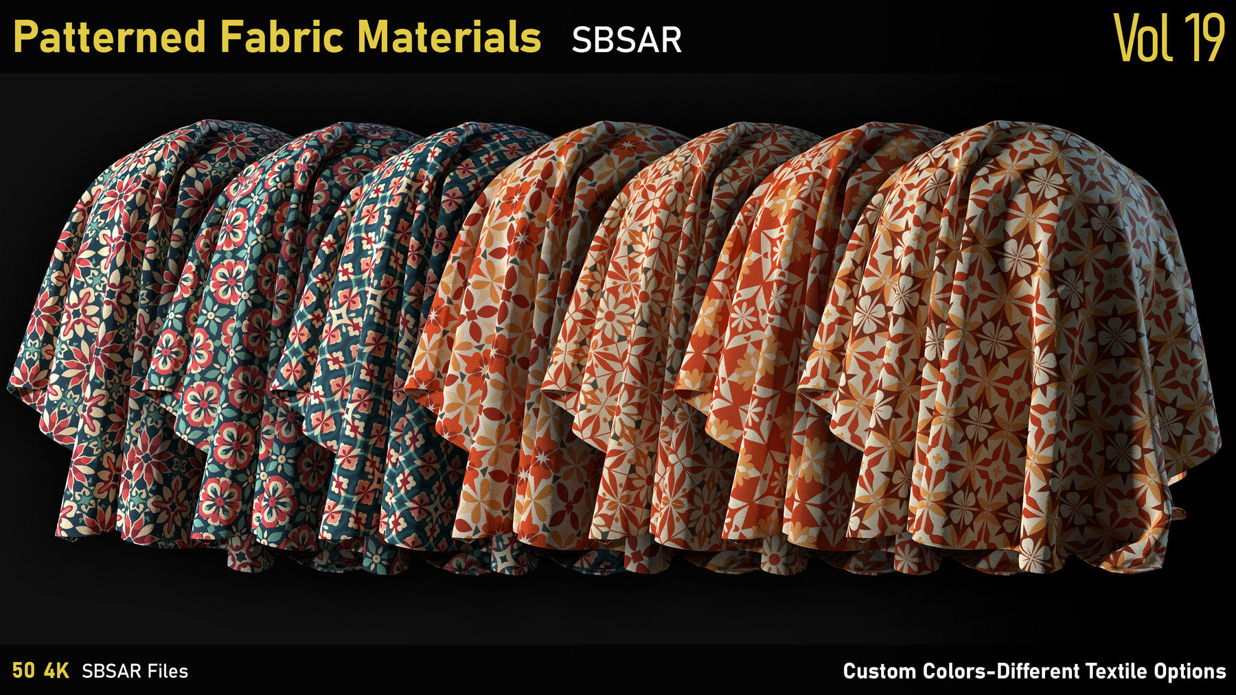 Patterned Fabric Material-Vol19-SBSAR