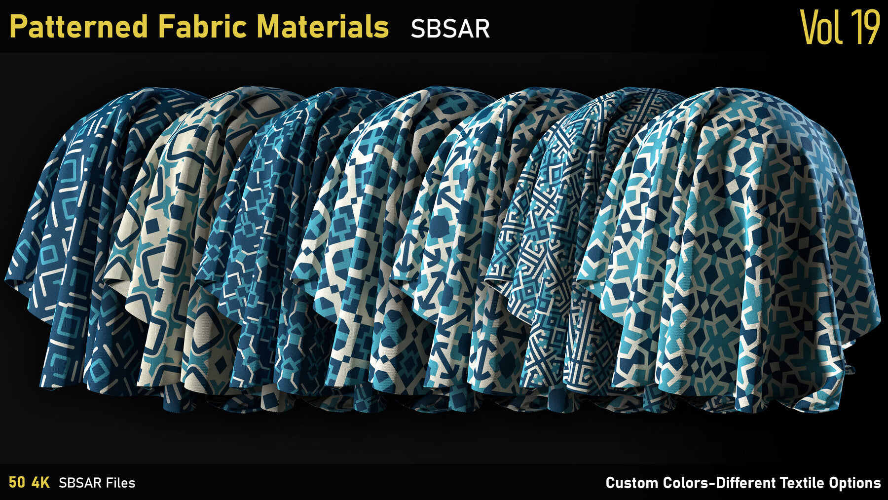 Patterned Fabric Material-Vol19-SBSAR