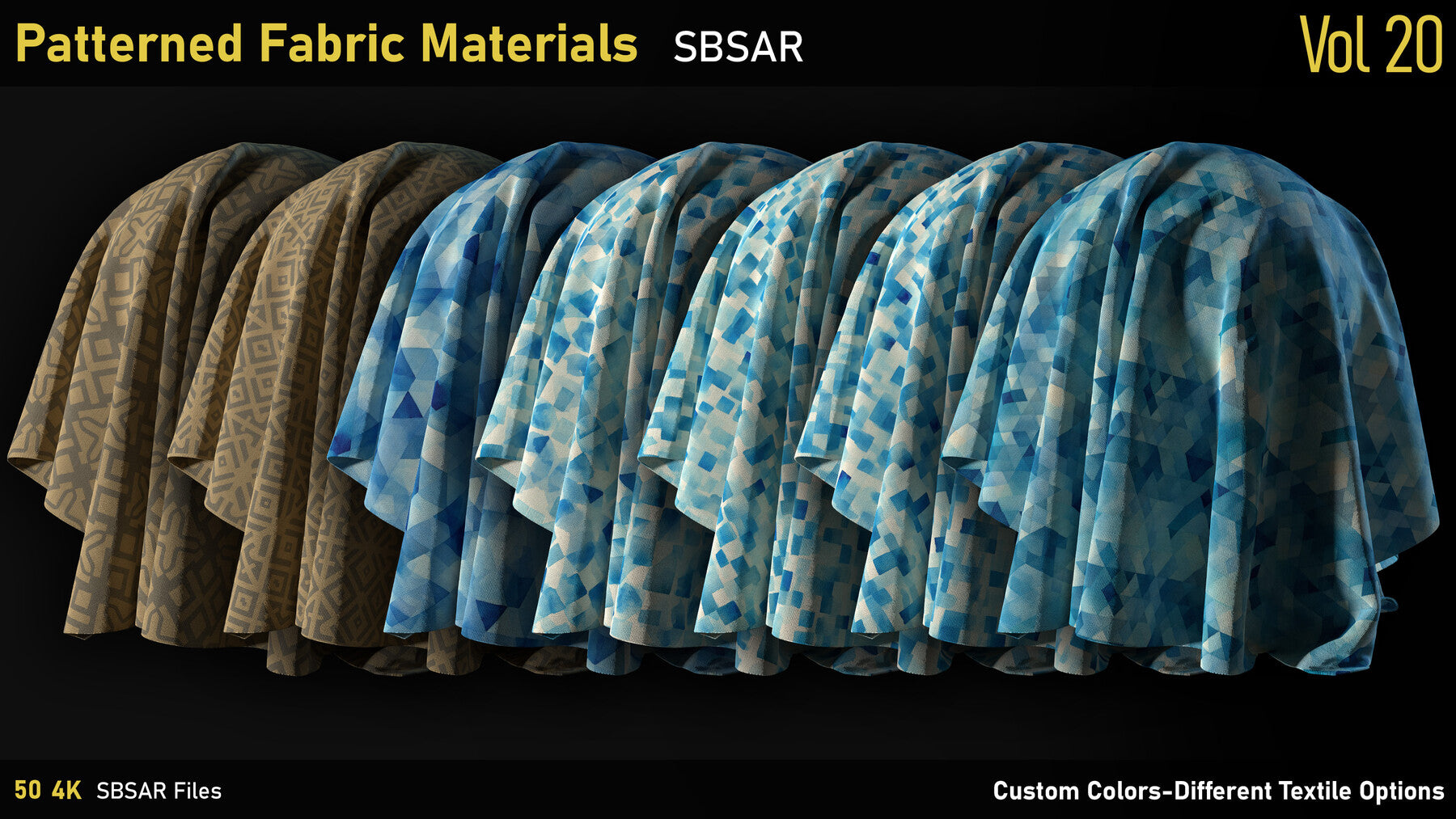 Patterned Fabric Material-Vol20-SBSAR