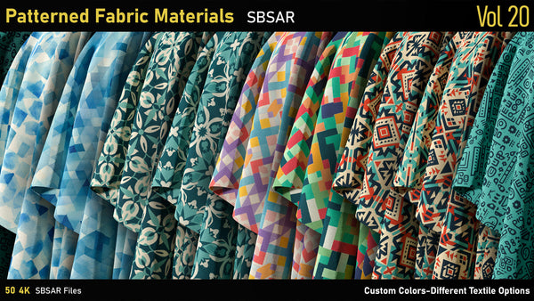 Patterned Fabric Material-Vol20-SBSAR