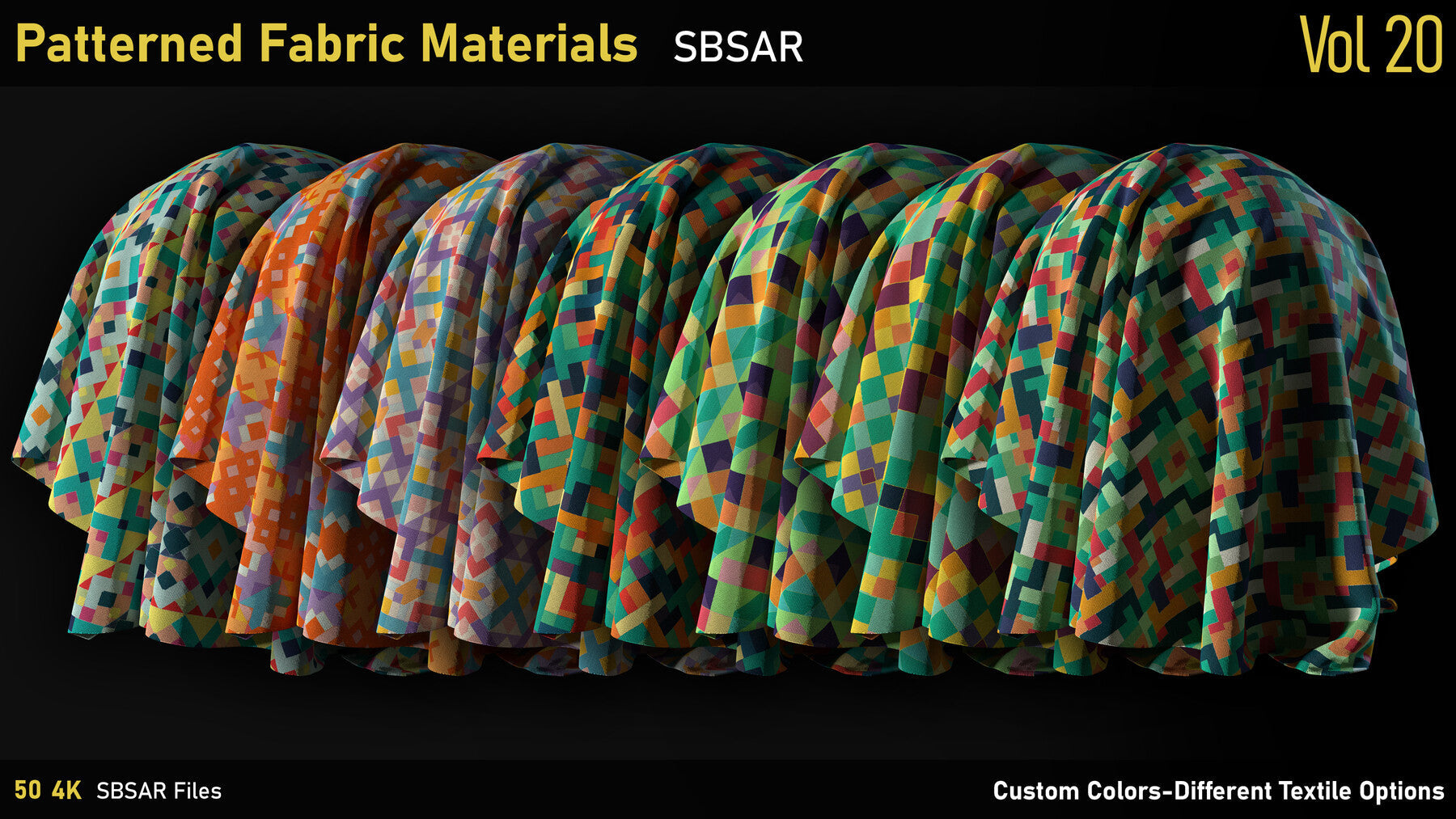 Patterned Fabric Material-Vol20-SBSAR