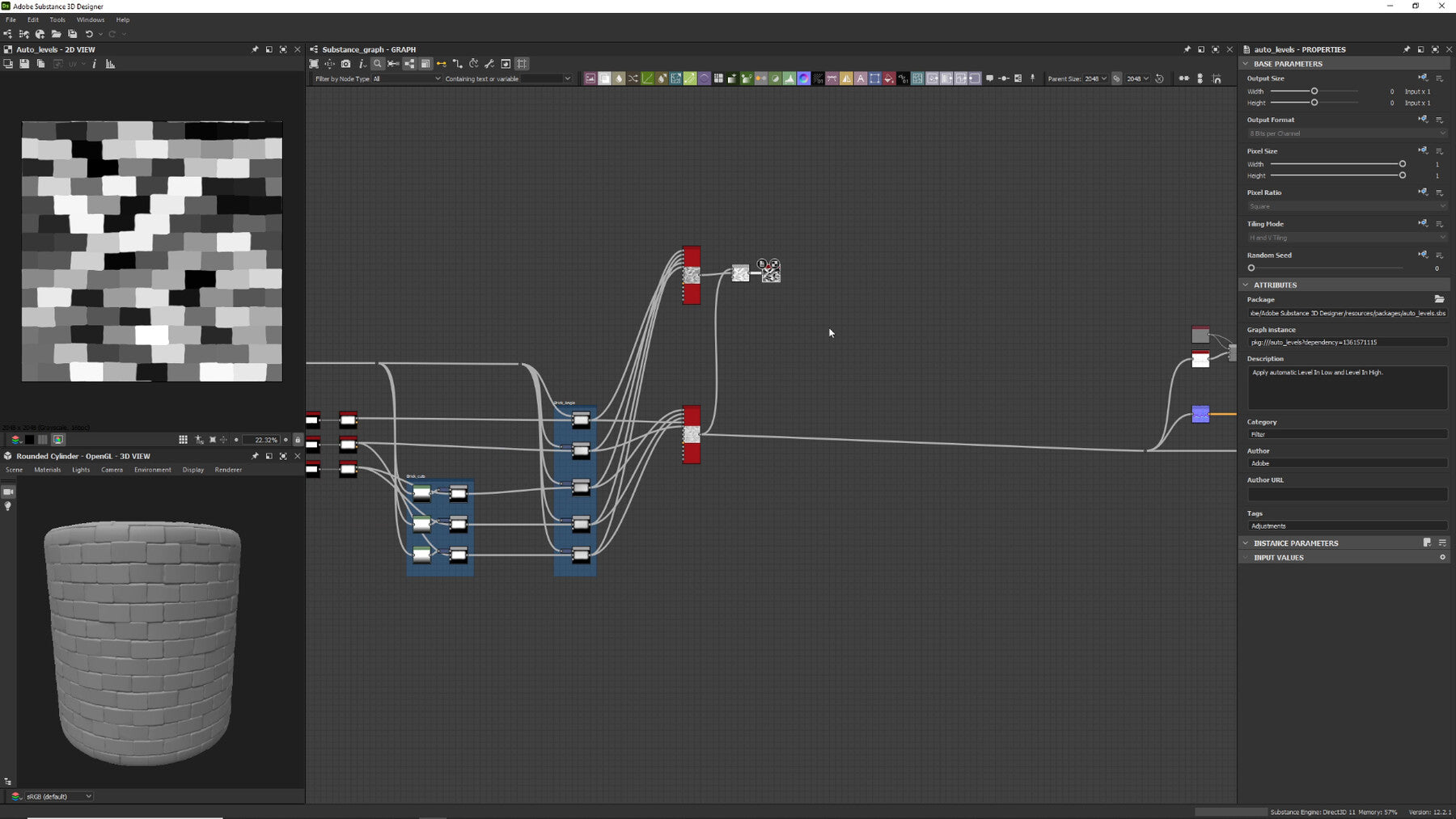 Stylized Brick Wall Tutorial in Substance Designer