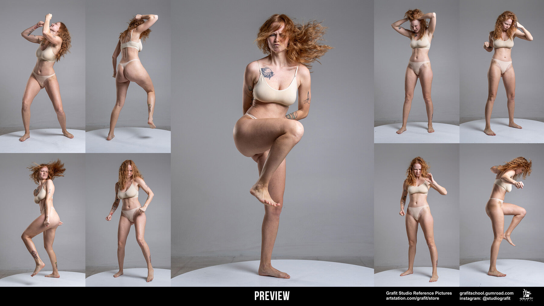 1200+ Active Ginger Girl Poses