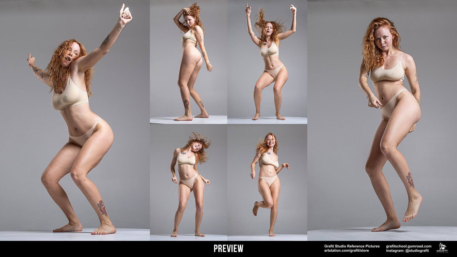 1200+ Active Ginger Girl Poses