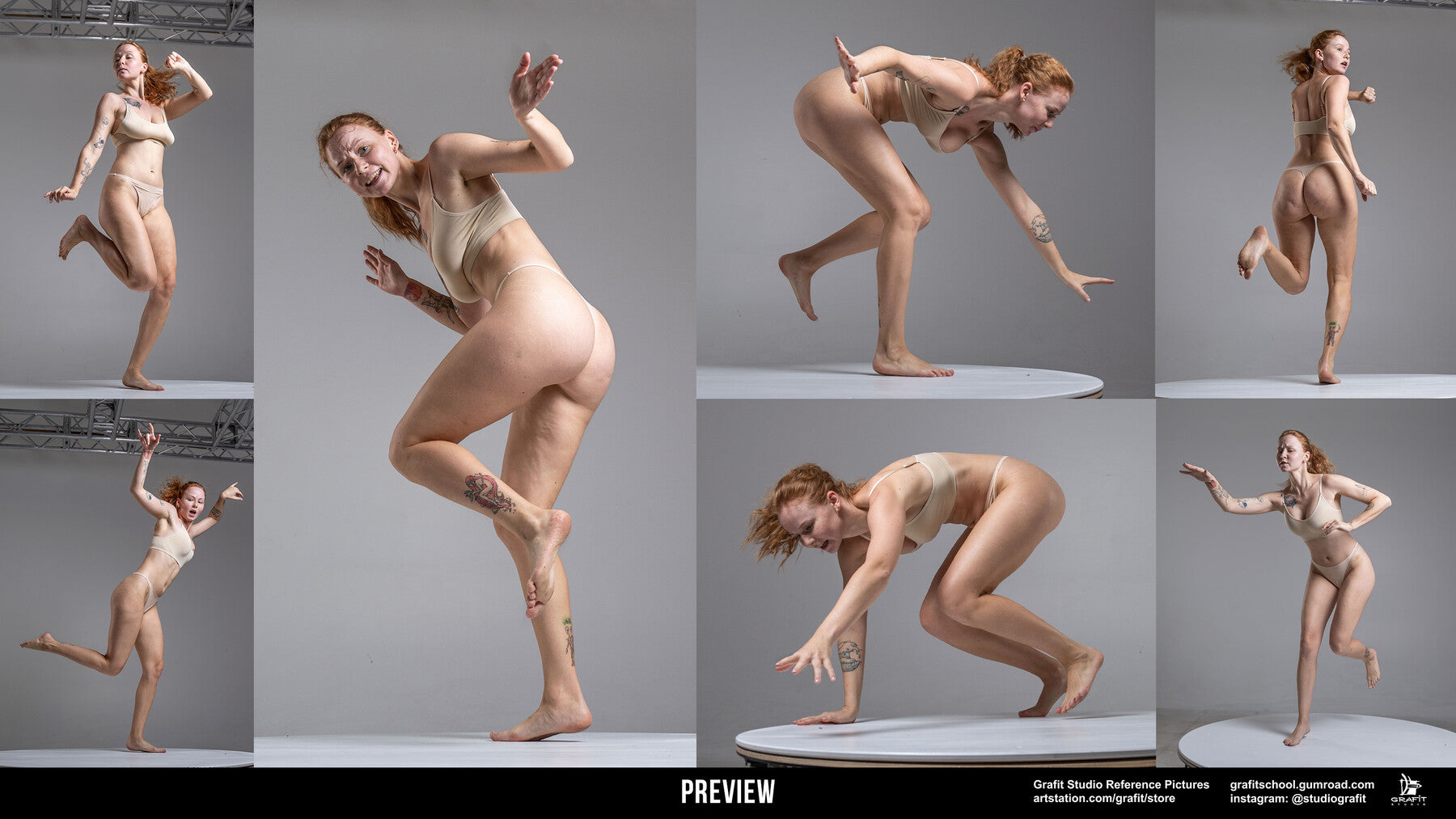 1200+ Active Ginger Girl Poses