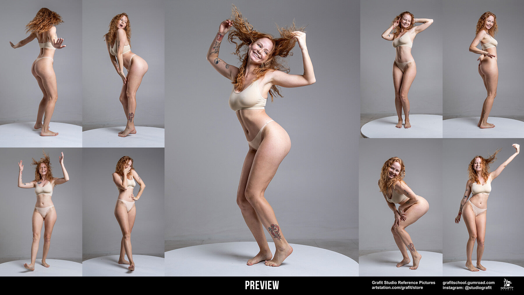 1200+ Active Ginger Girl Poses