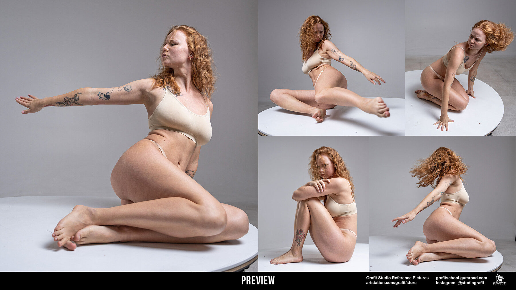 1200+ Active Ginger Girl Poses