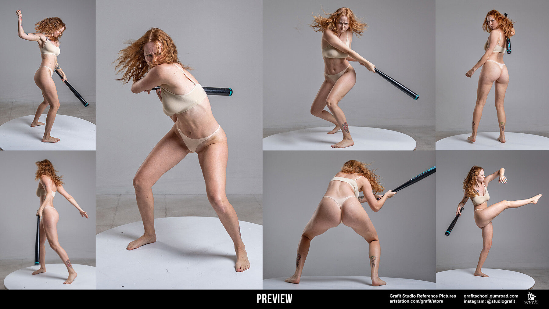 1200+ Active Ginger Girl Poses