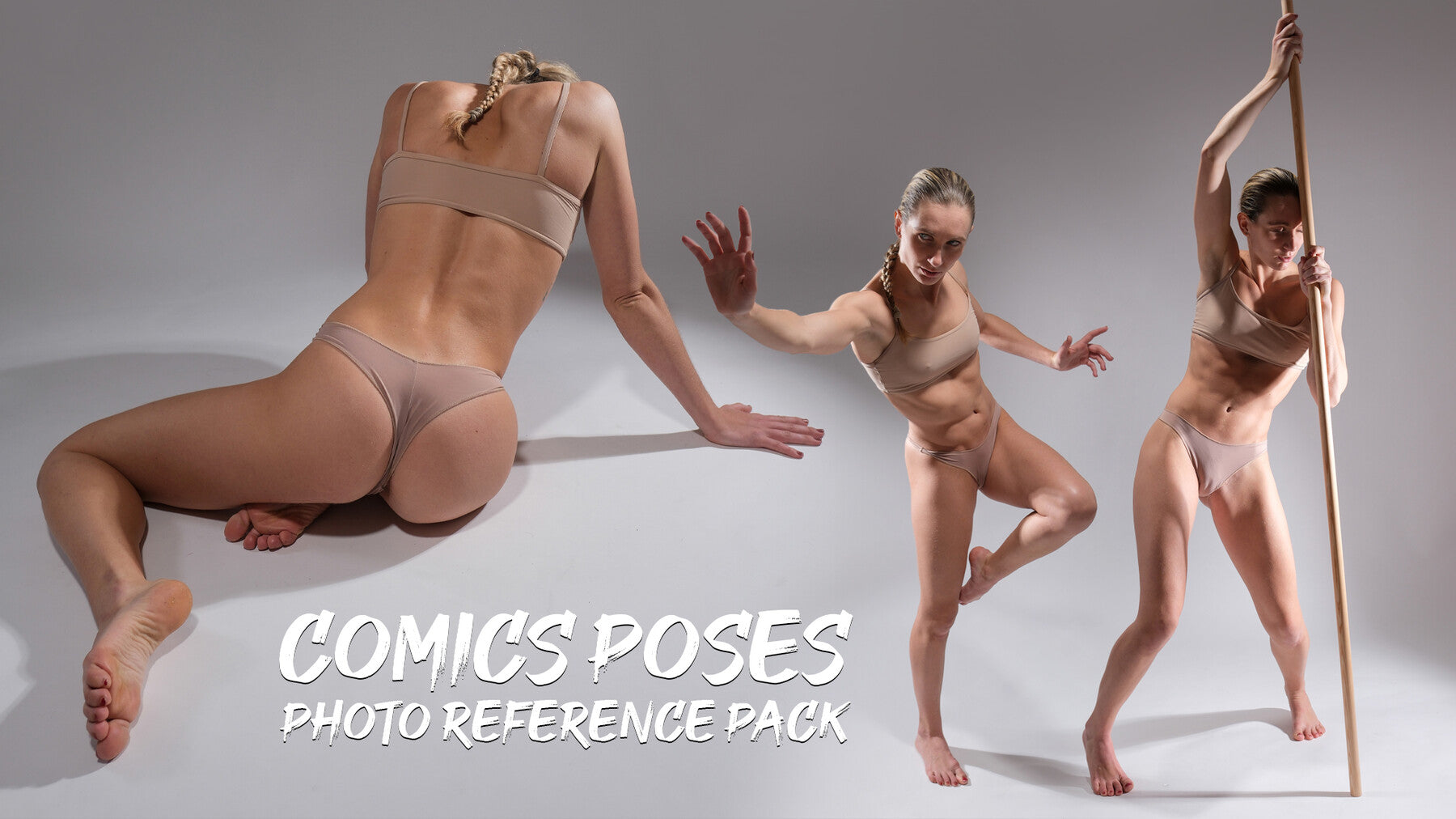 A Comics Poses- Male & Female vol.2 -Photo Reference Pack- 438 JPEGs