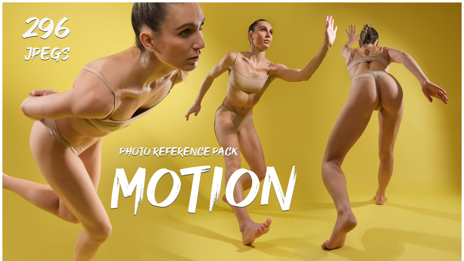 A Motion- Photo Reference Pack For Artists 296 JPEGs