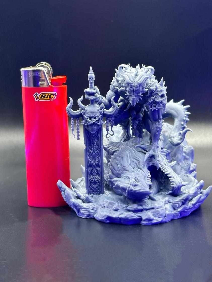 Dorgaath The Dragon Hunter - 75mm Miniature STL