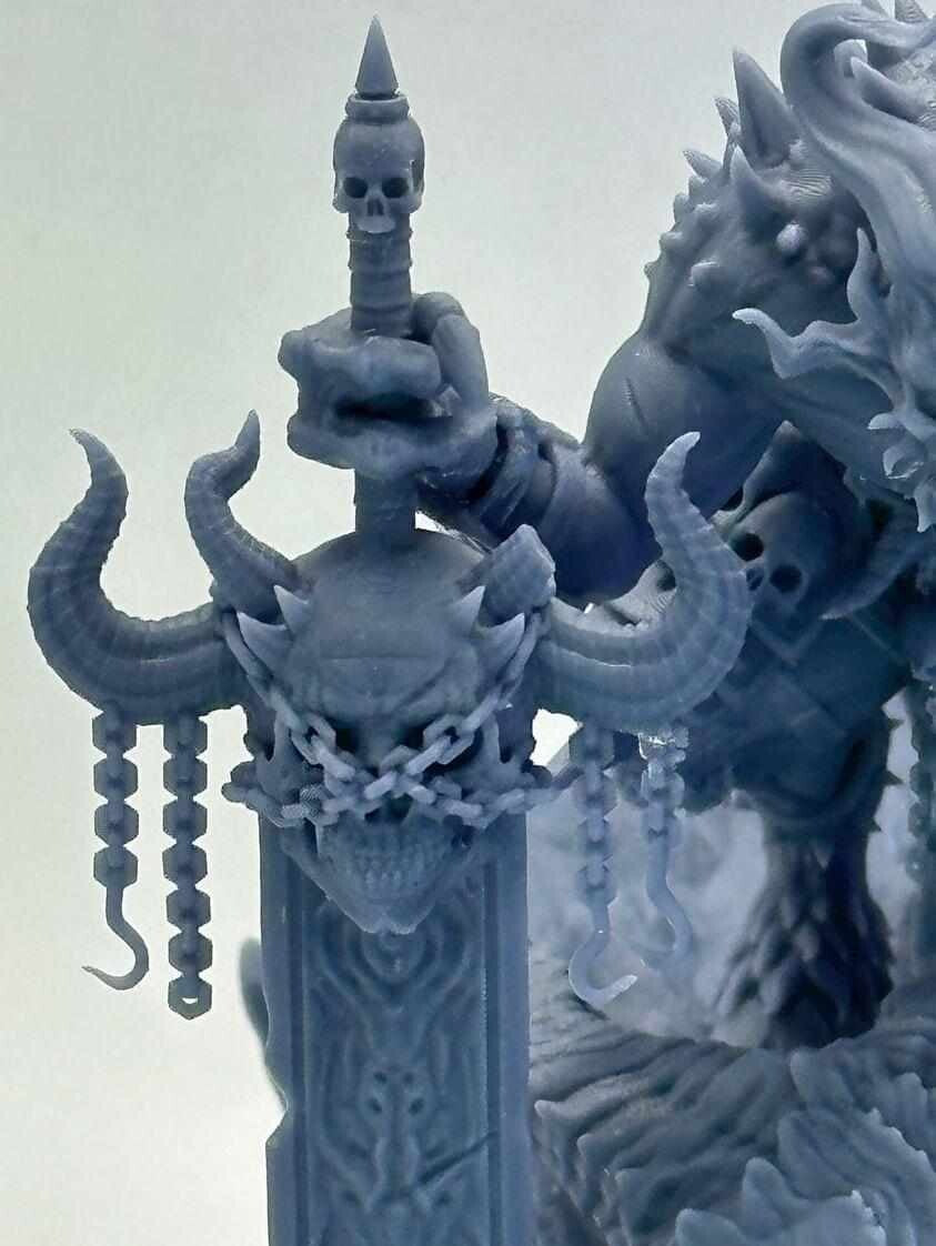 Dorgaath The Dragon Hunter - 75mm Miniature STL