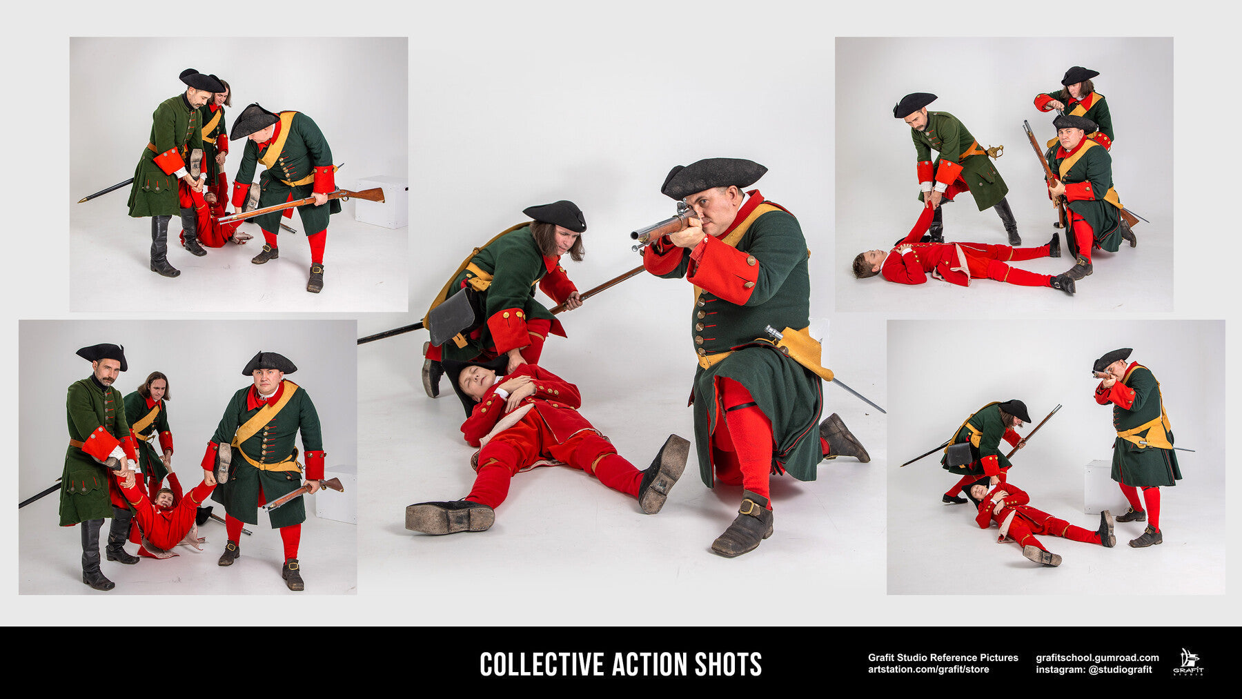 430+ 18th Century Soldiers Reference Pack