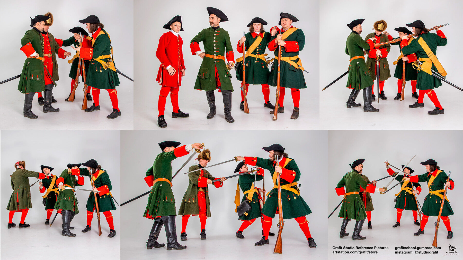 430+ 18th Century Soldiers Reference Pack