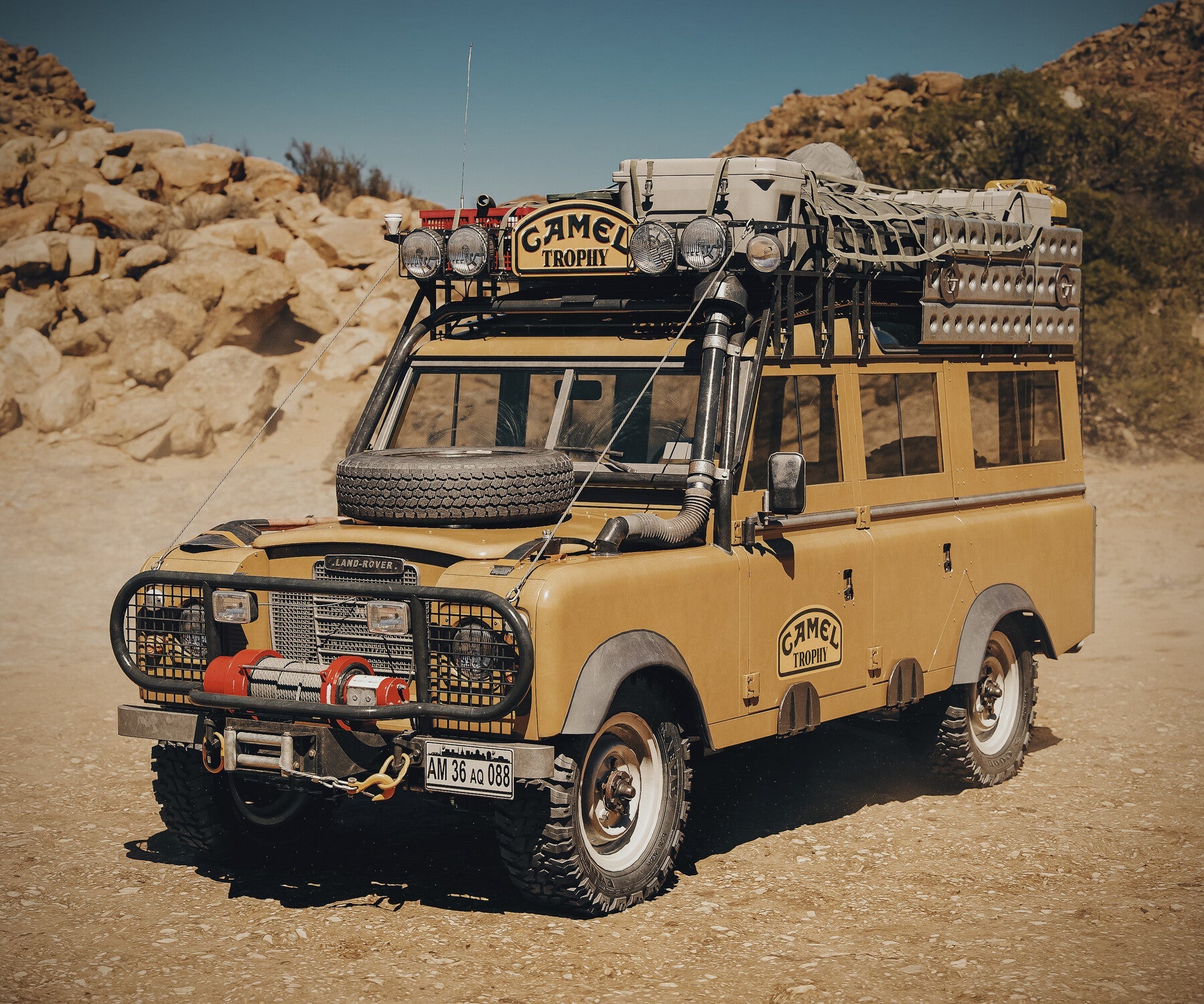 The "Land Rover 1980 Series III Santana Diesel Camel Trophy"