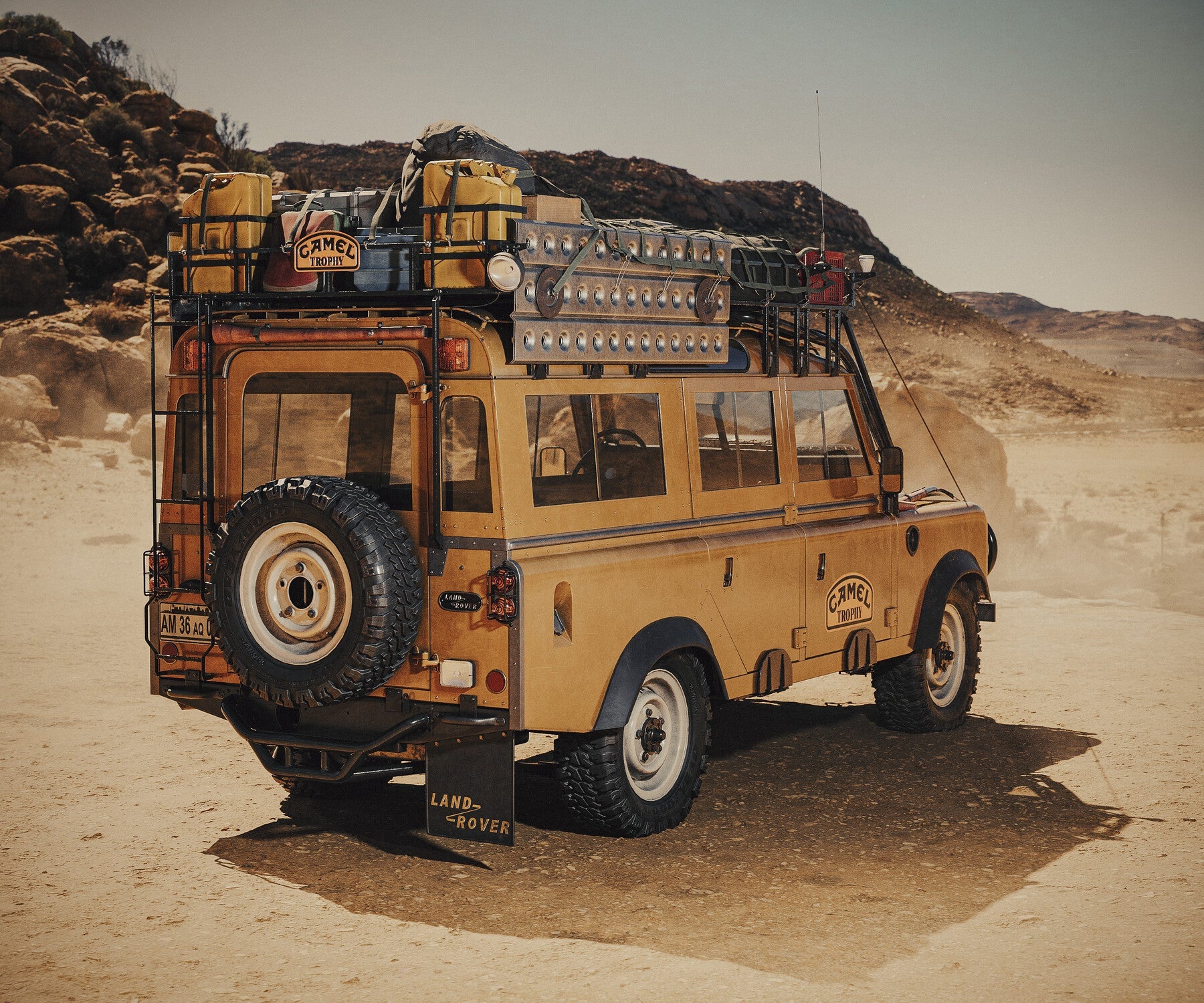 The "Land Rover 1980 Series III Santana Diesel Camel Trophy"