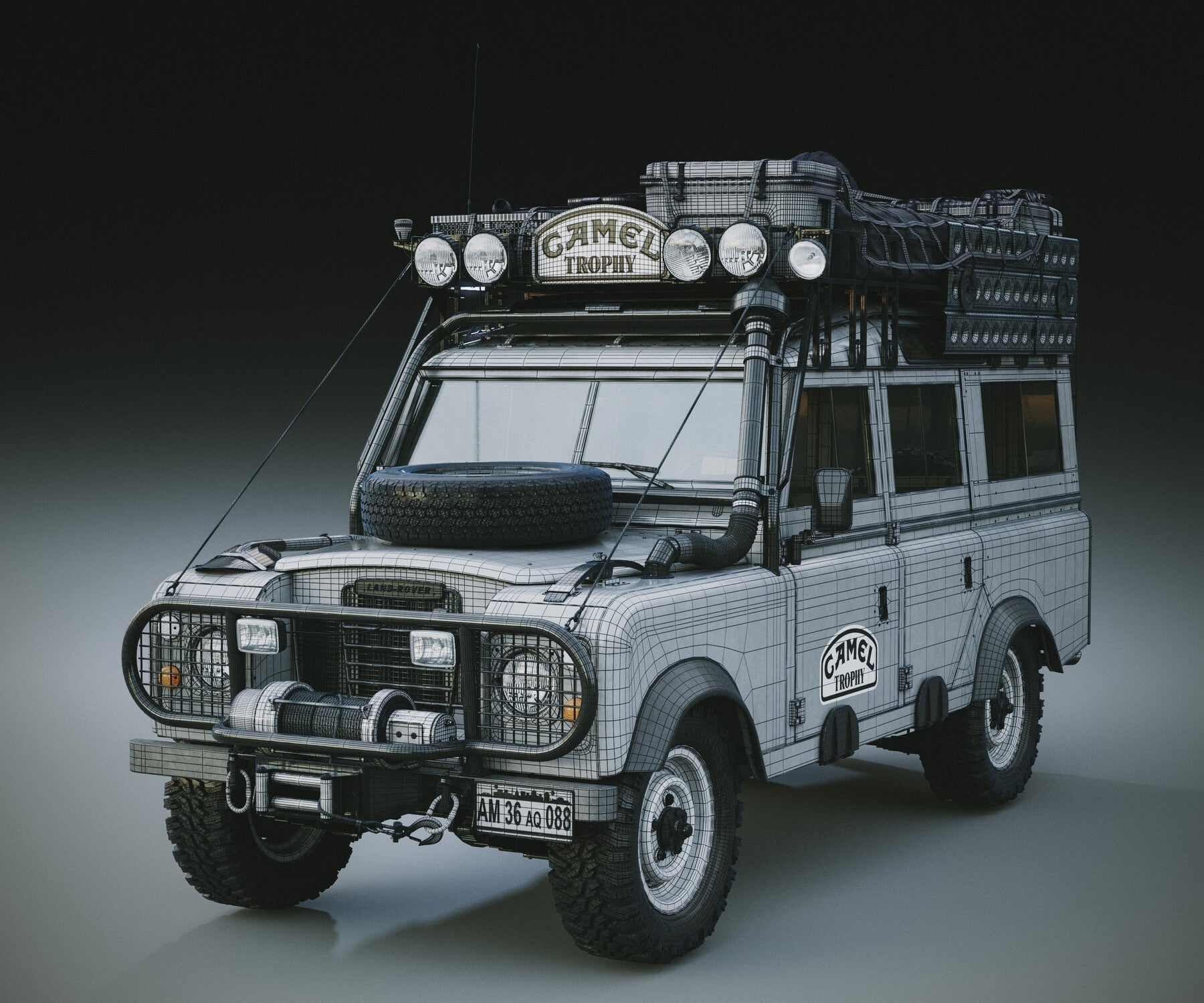 The "Land Rover 1980 Series III Santana Diesel Camel Trophy"