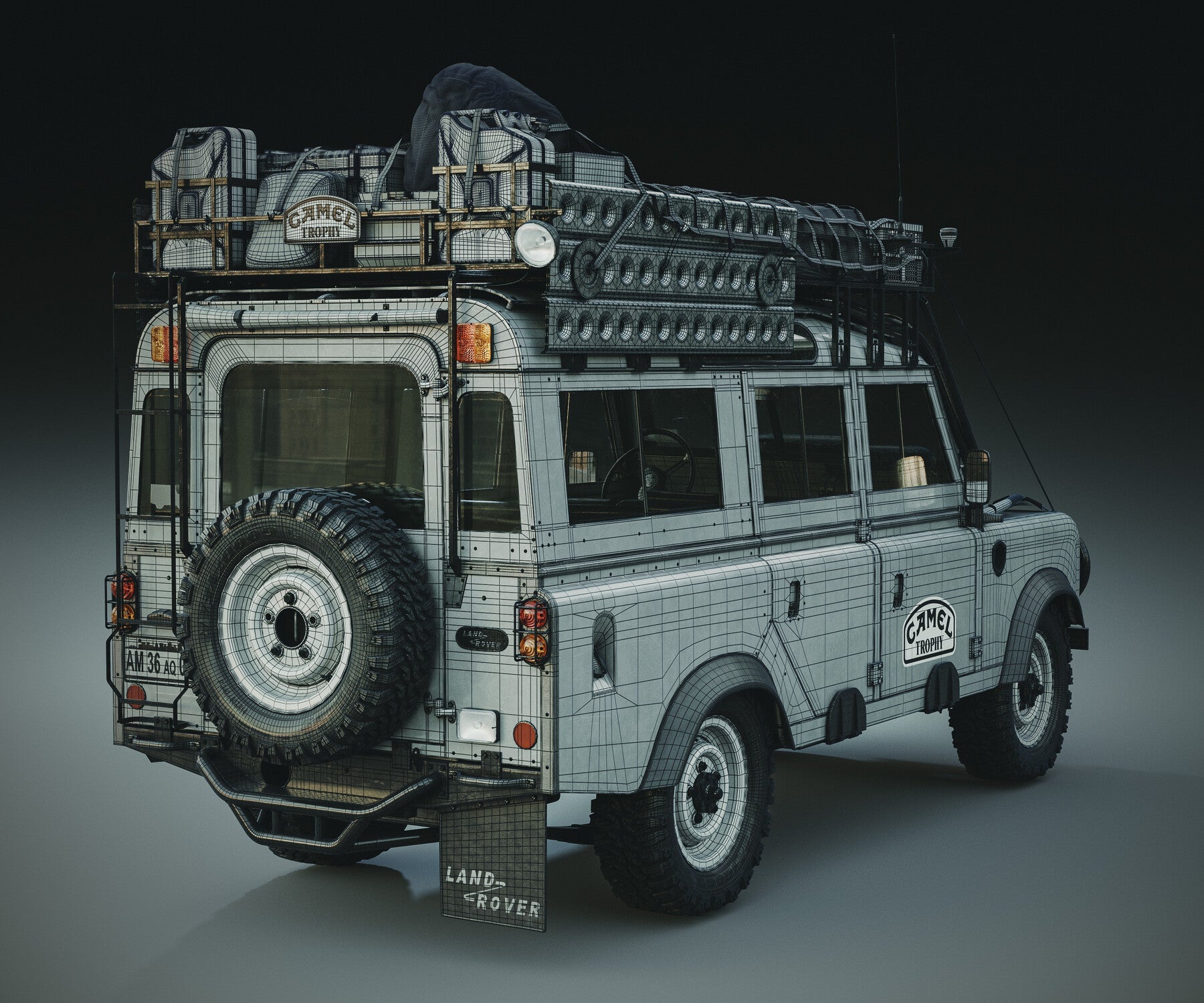 The "Land Rover 1980 Series III Santana Diesel Camel Trophy"