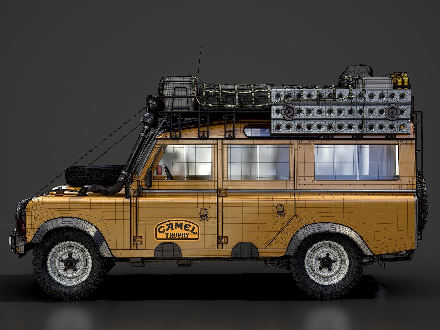 The "Land Rover 1980 Series III Santana Diesel Camel Trophy"