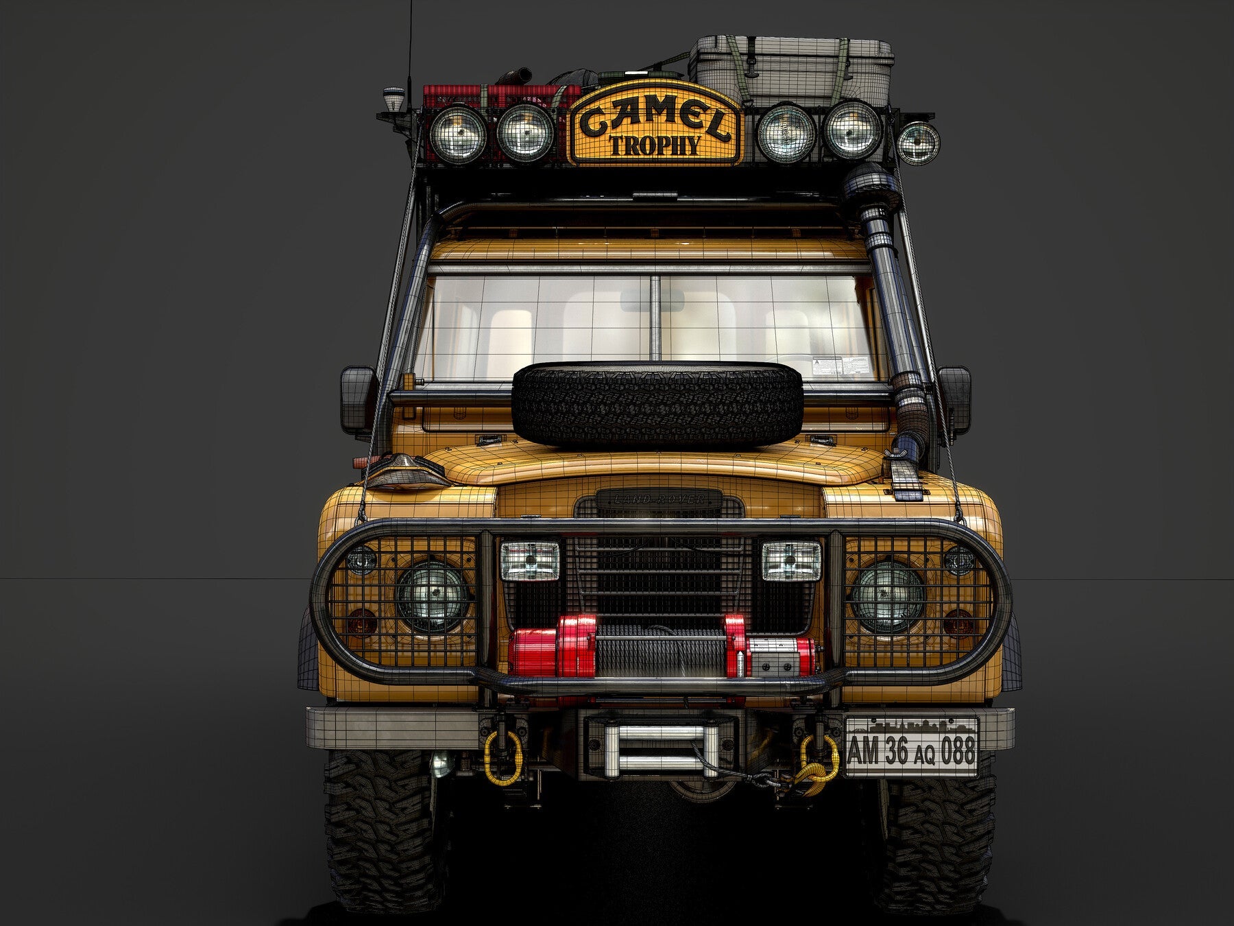 The "Land Rover 1980 Series III Santana Diesel Camel Trophy"