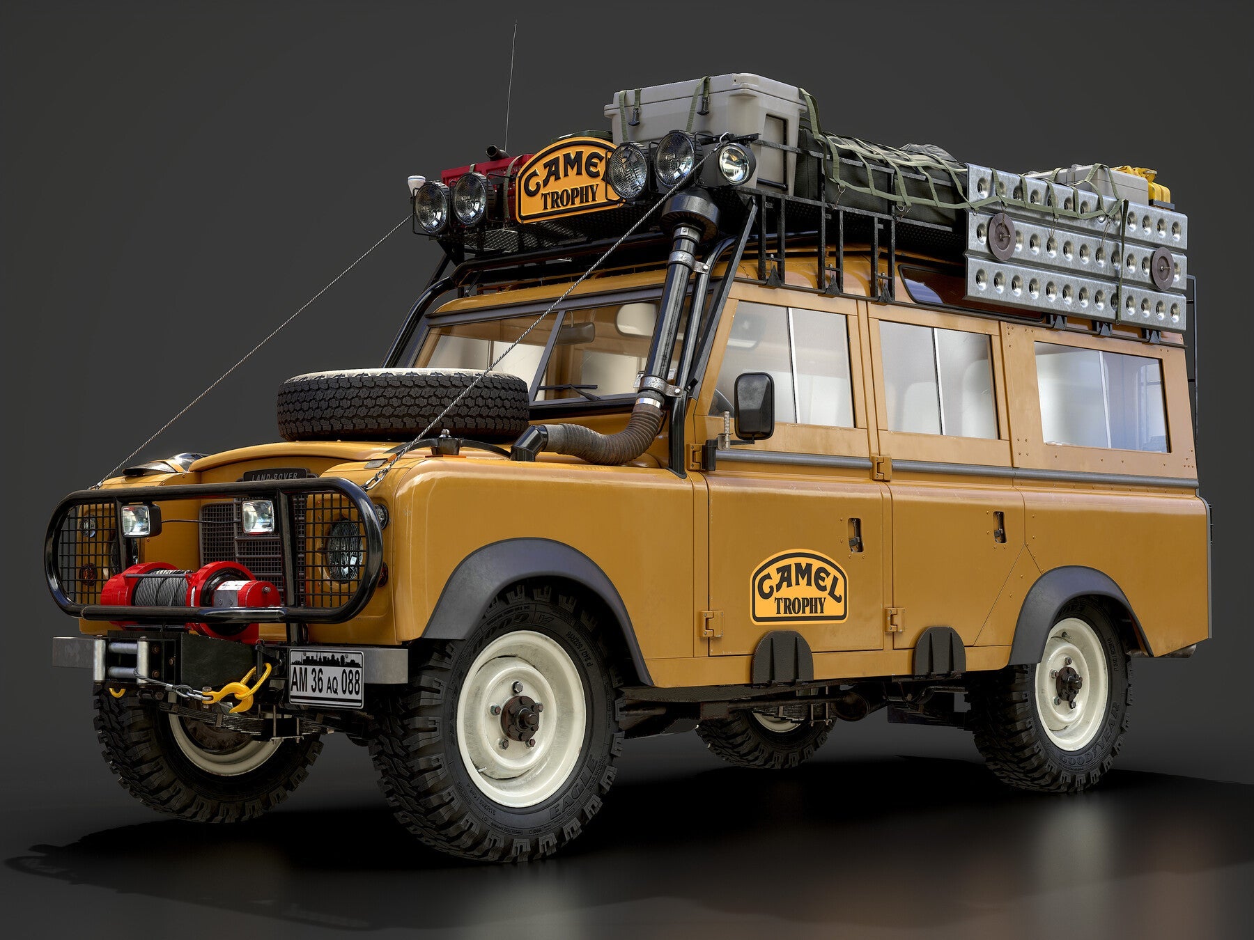 The "Land Rover 1980 Series III Santana Diesel Camel Trophy"