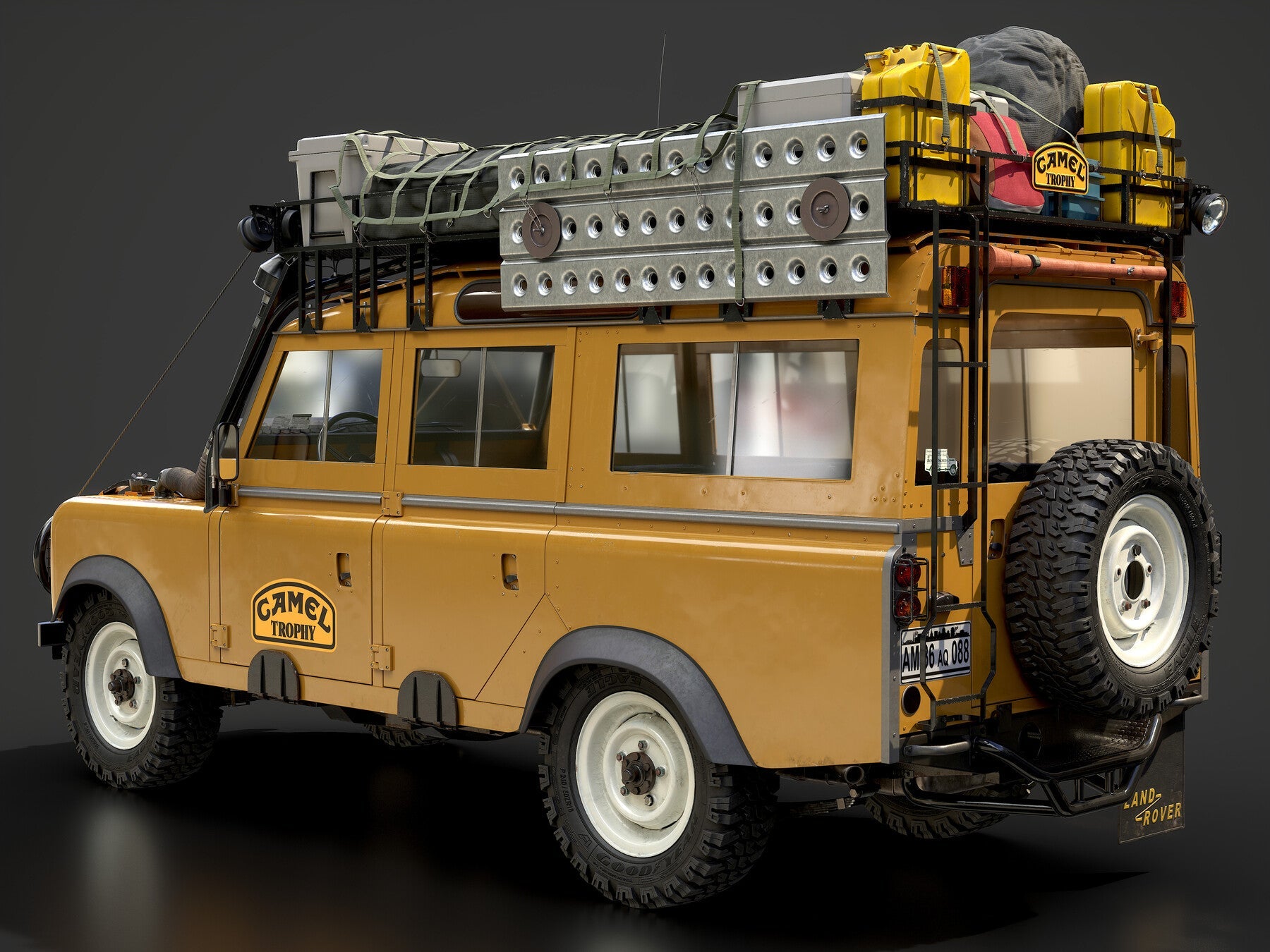 The "Land Rover 1980 Series III Santana Diesel Camel Trophy"