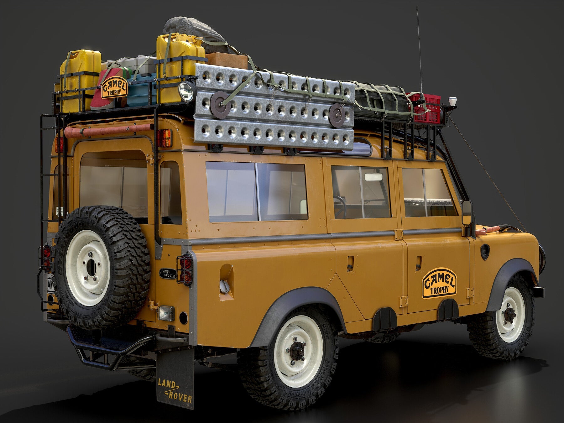 The "Land Rover 1980 Series III Santana Diesel Camel Trophy"