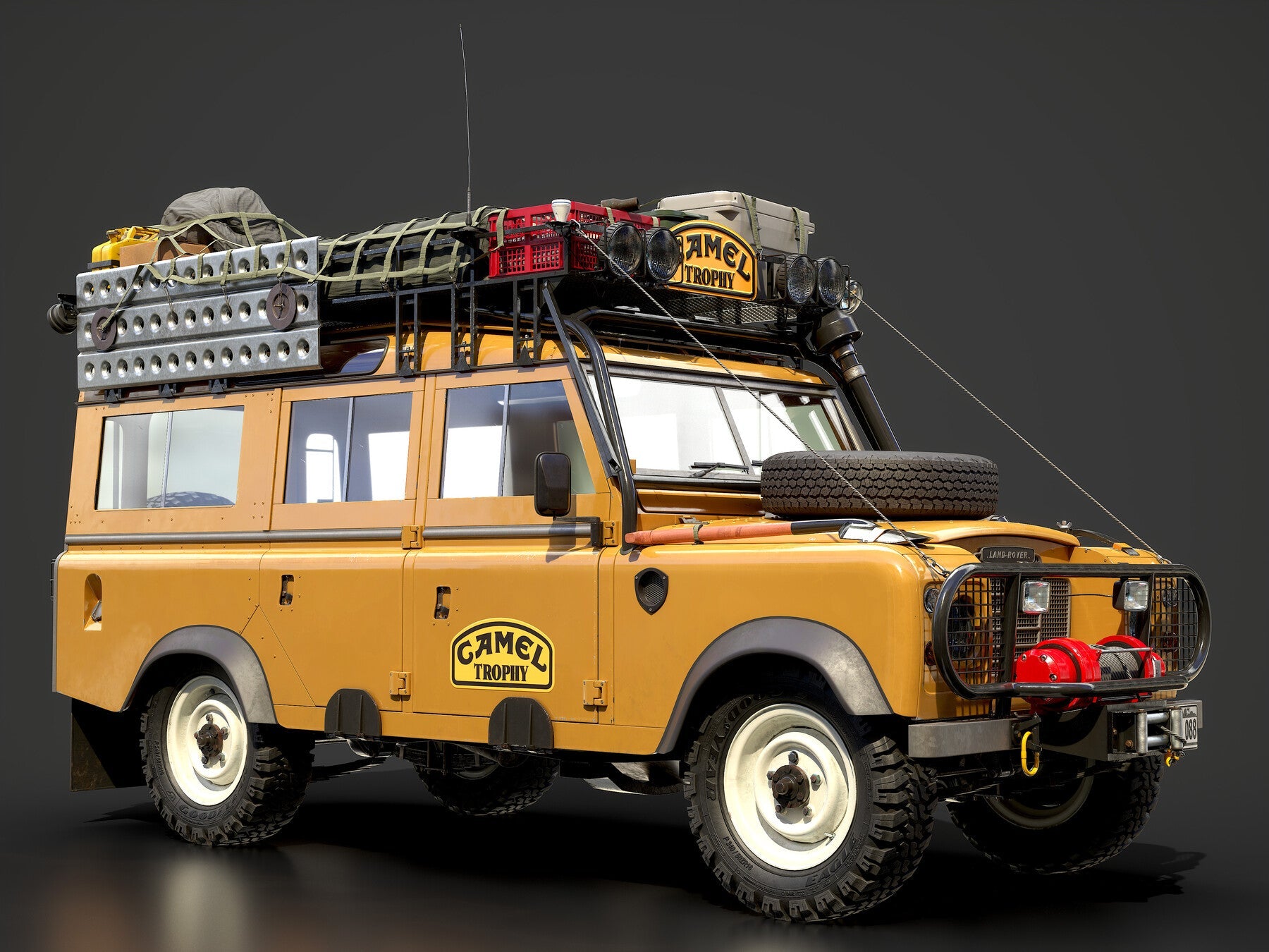 The "Land Rover 1980 Series III Santana Diesel Camel Trophy"