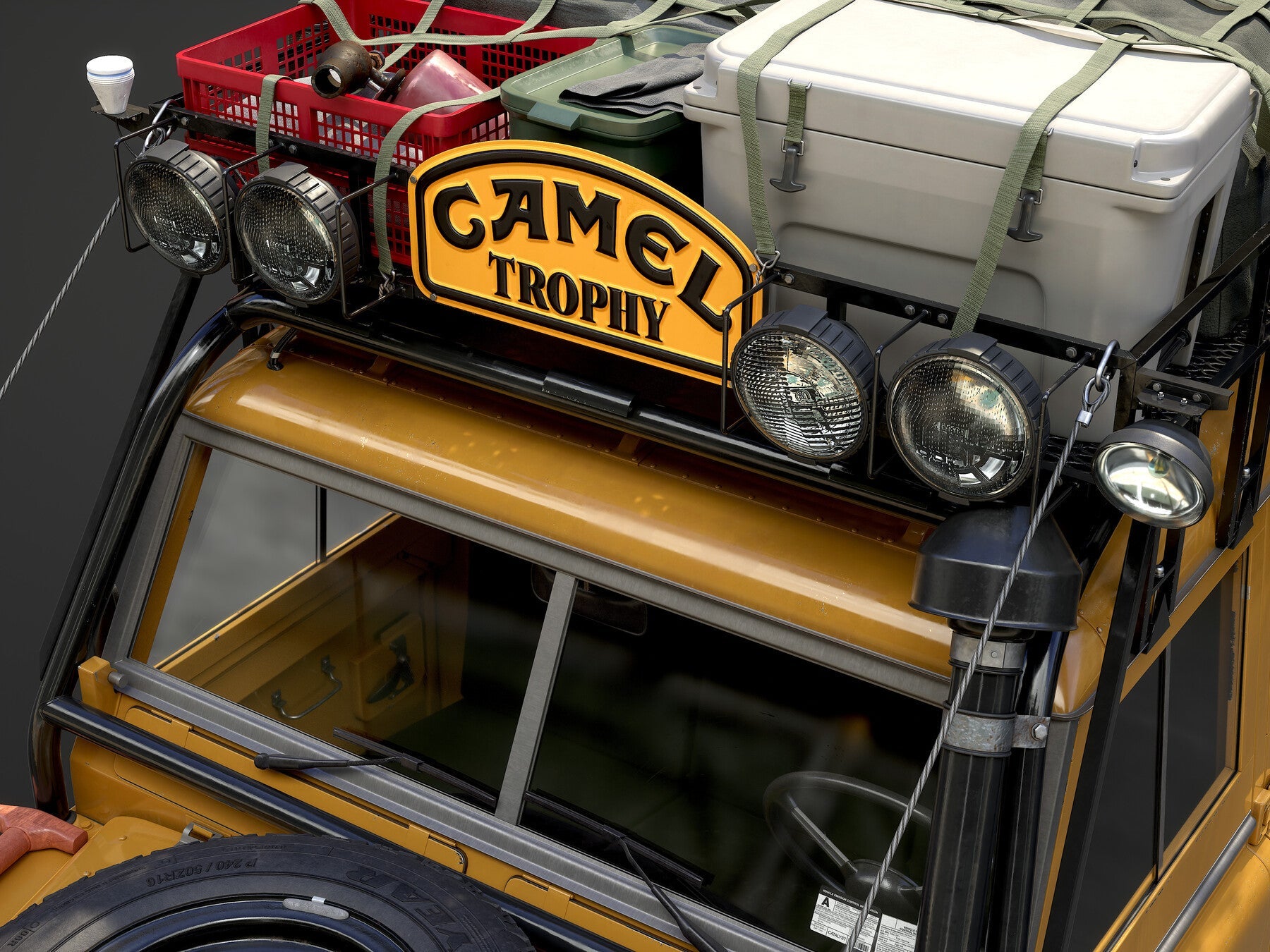 The "Land Rover 1980 Series III Santana Diesel Camel Trophy"