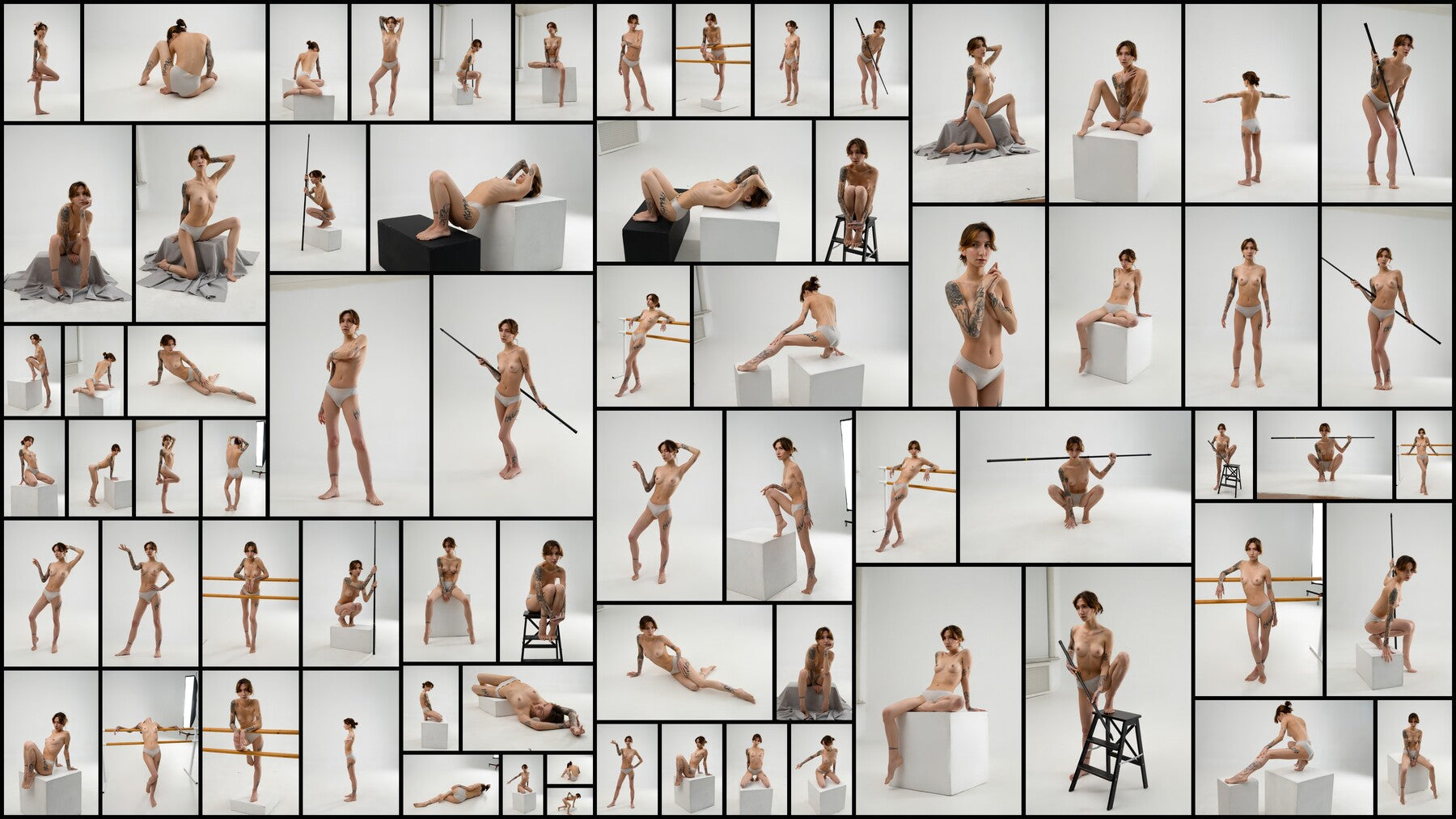 340+ Sketching Female Poses - Reference for Artists