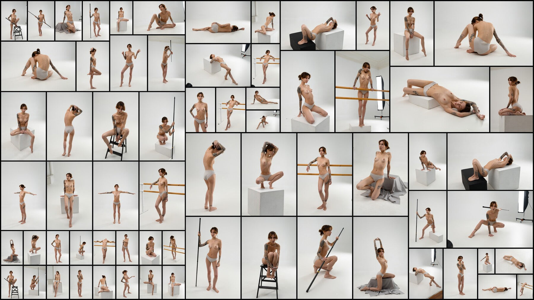 340+ Sketching Female Poses - Reference for Artists