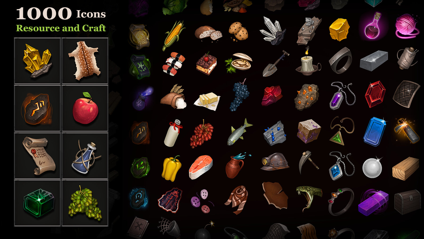 6000 Fantasy Icons