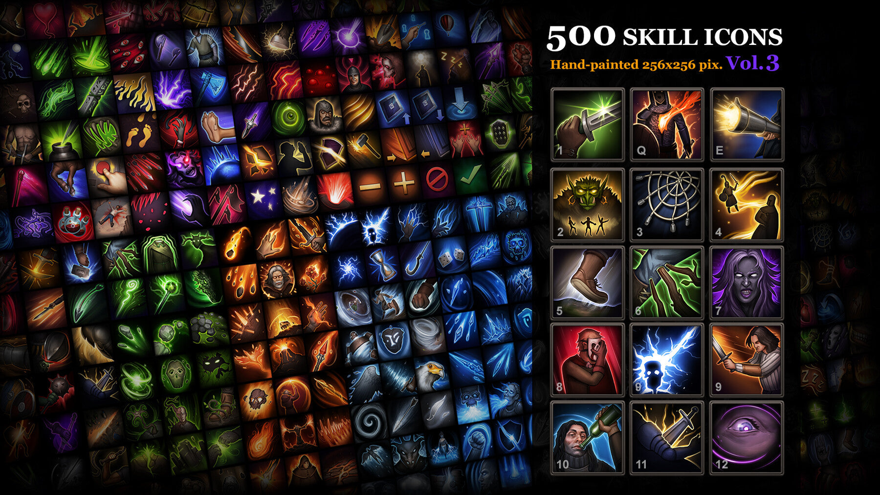 6000 Fantasy Icons