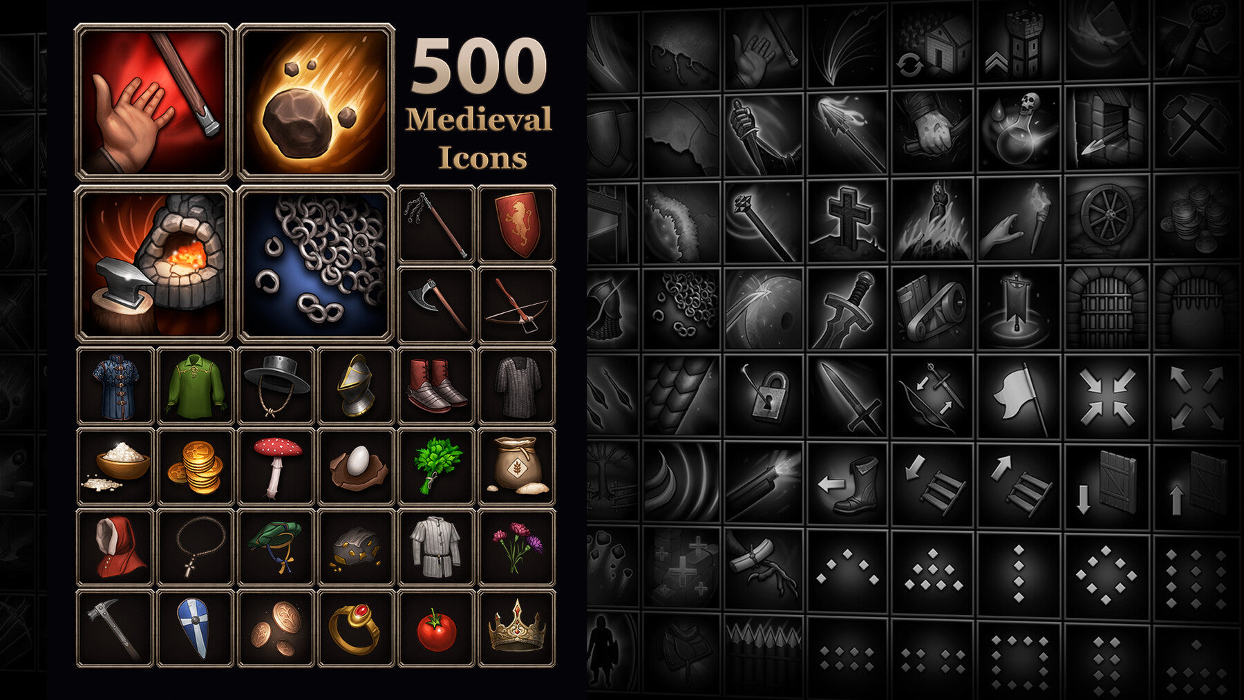 6000 Fantasy Icons